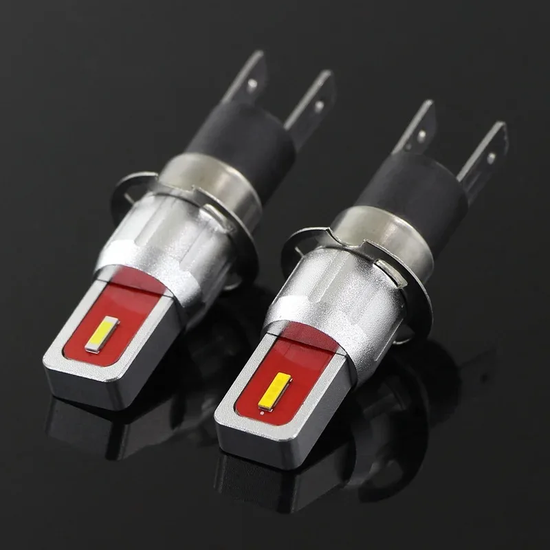 2PCS H3C High Power Scheinwerfer Tagfahrlicht h3c LED Vorne und Hinten Nebel Licht Weiß Gelb Lampen Auto zubehör 12V Canbus – Detail 8