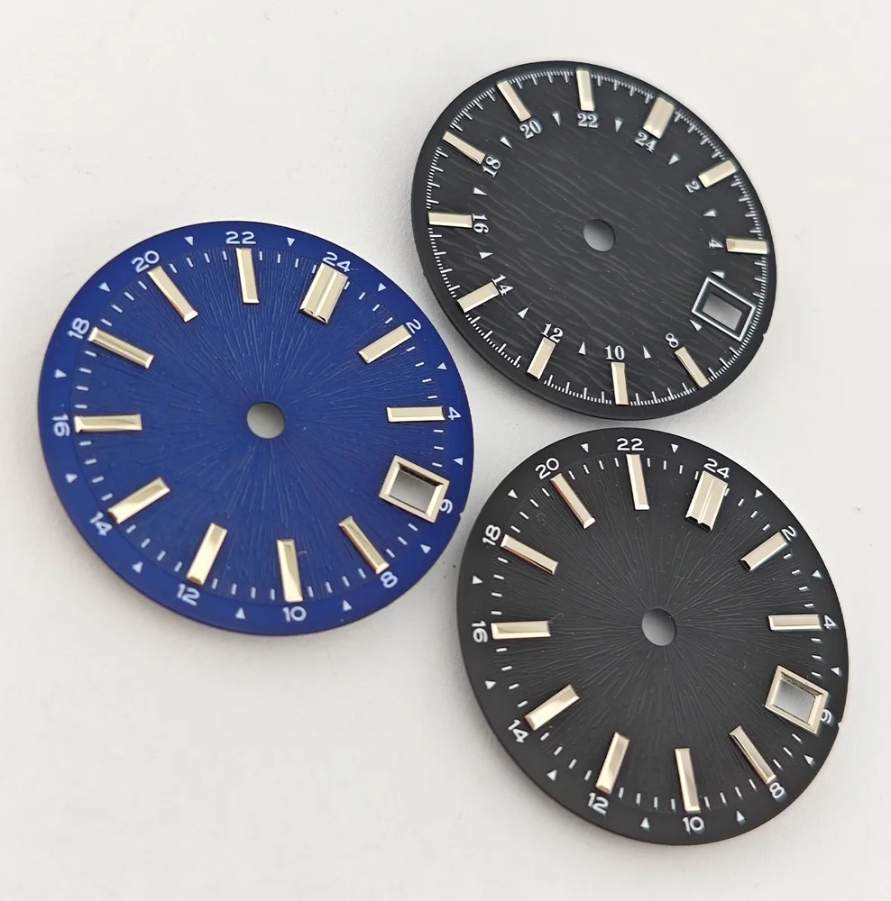 

Циферблат 28,5 мм, циферблат NH35, циферблат NH34, циферблат NH36, красочный циферблат, зеленый светящийся циферблат, подходит для механизма NH35/NH36