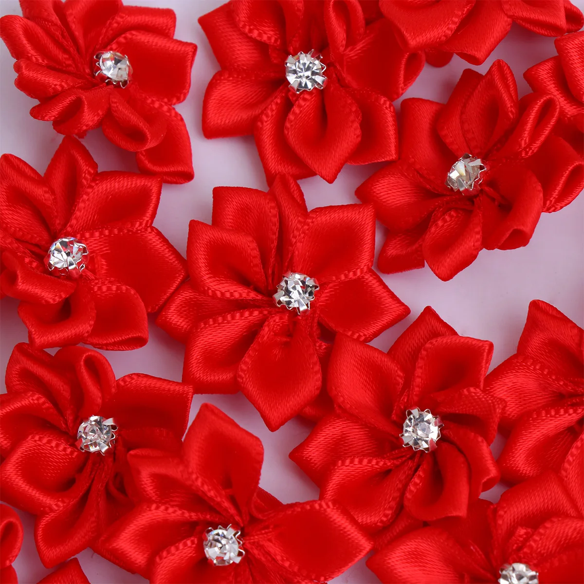 

50 Pcs Handmade Flowers DIY Hat Supplies Decoration for Clothes Boots Christmas Crafts Accessories Style Accessories