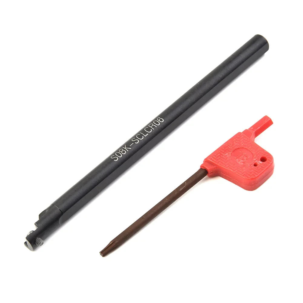 

10 Pieces 8mm S08K-SCLCR06 Turning Tools Lathe Holder Turning Tool Boring Bar CCMT060204-HM Inserts Turning Tools