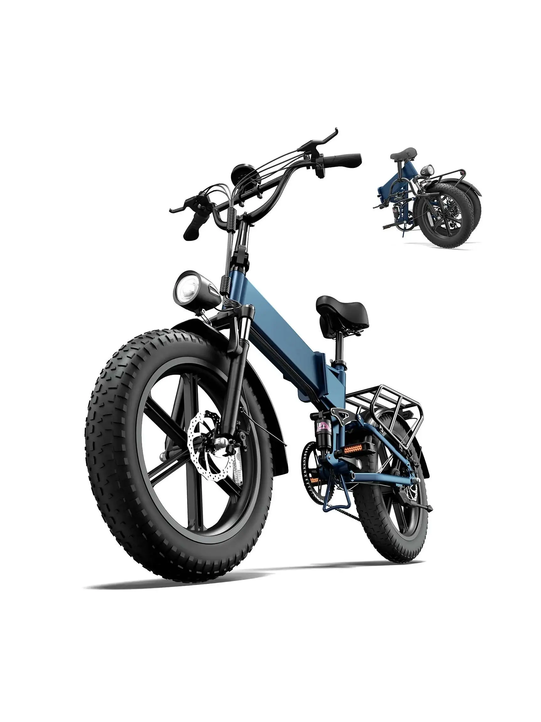 AliExpress URLIFE T5 adult E-bike 48V 13Ah battery 750W Foldable Electric Bike,20-inch All-terrain fat tire E-Mountain bike