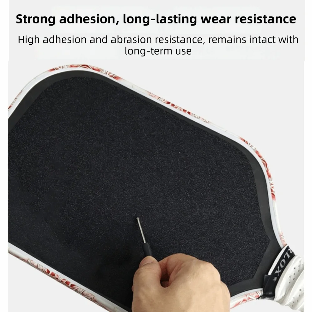 1/2Pcs Universal Pickleball Paddle Surface Sticker Abrasion-resistant Enhances Spin Paddle Grit Surface Tape No Sticky Residue