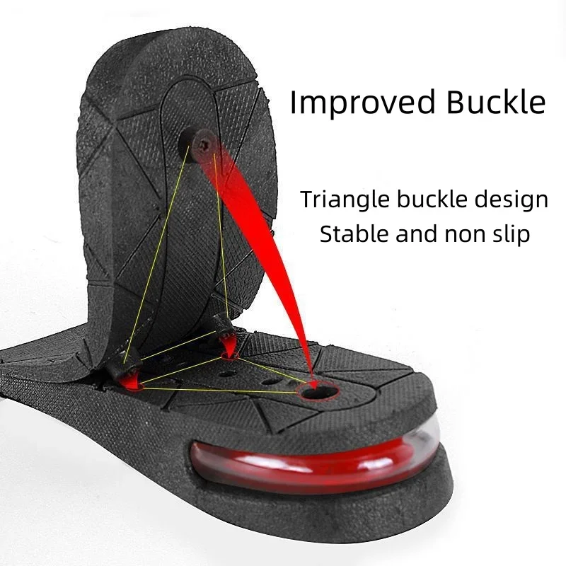 Height Increase Insoles for Men Women Heel Shoe Lift Insert Air Cushion Heightening Insoles Adjustable Shock Absorbing Foot Pad image 3