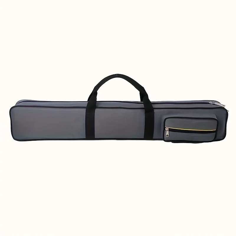 4 قطع من غطاء البلياردو الفاخر من قماش أكسفورد مع جيب بسحاب، تصميم ذو 7 فتحات يمكن أن يستوعب 3 رؤوس و4 أعواد جديلة