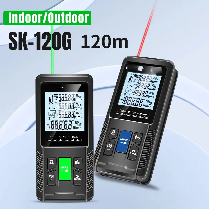 

Laser Distance Meter 40m 50m 70m 100m 120m Rangefinder Digital Range Finder Trena Roulette Ruler Distance Measuring Tape