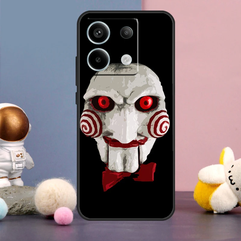  Saw Jigsaw Puppet Case For Xiaomi Redmi 13C 12 12C 9C 10C Redmi Note 11 12 13 Pro 9 10 10S 11S 12S Back Cover