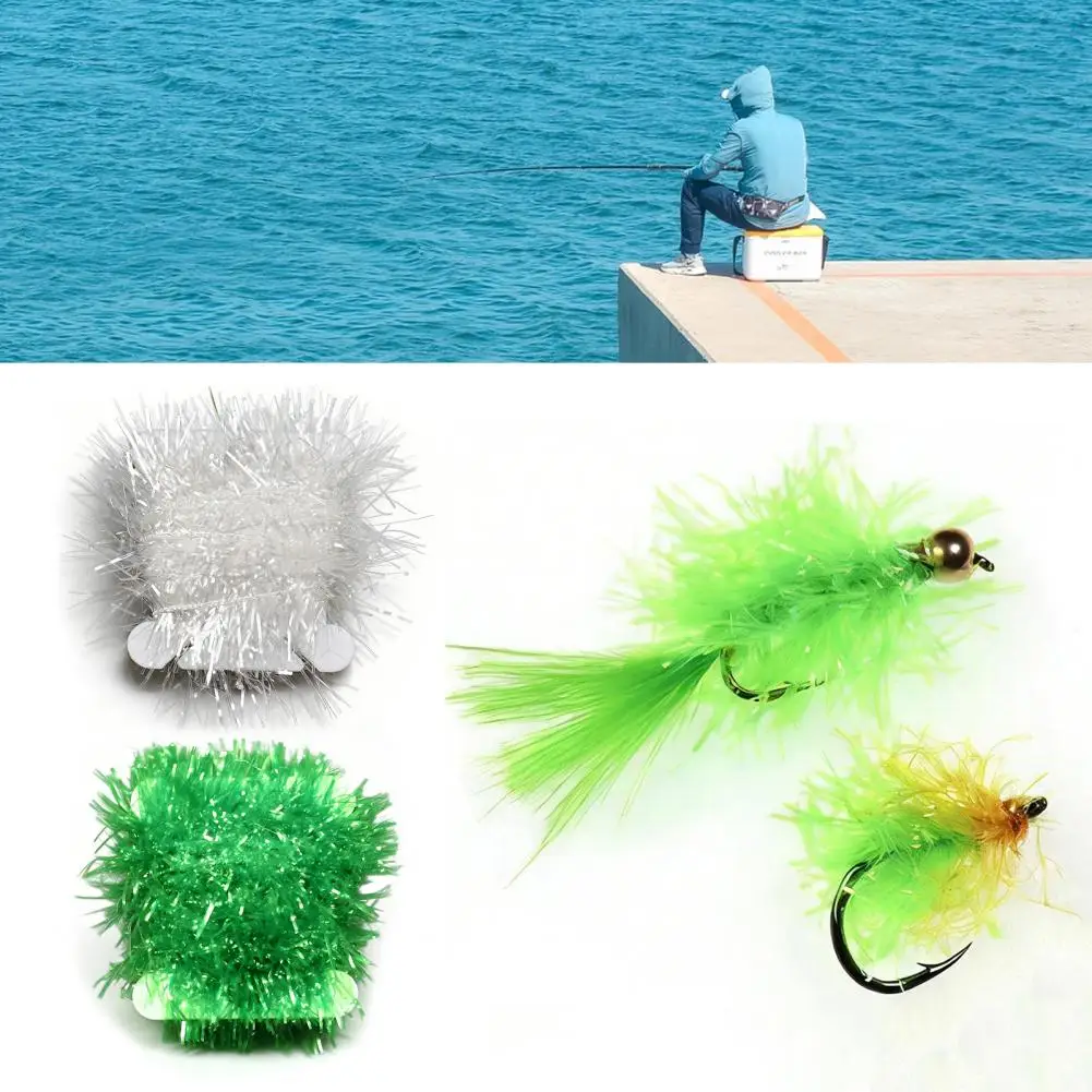 

200CM Fly Fishing Lure Tying Thread Bass Trout Fly Bait Hook Tying Tinsel Line Spool Fly Tying Material Fishing Accessories 2026