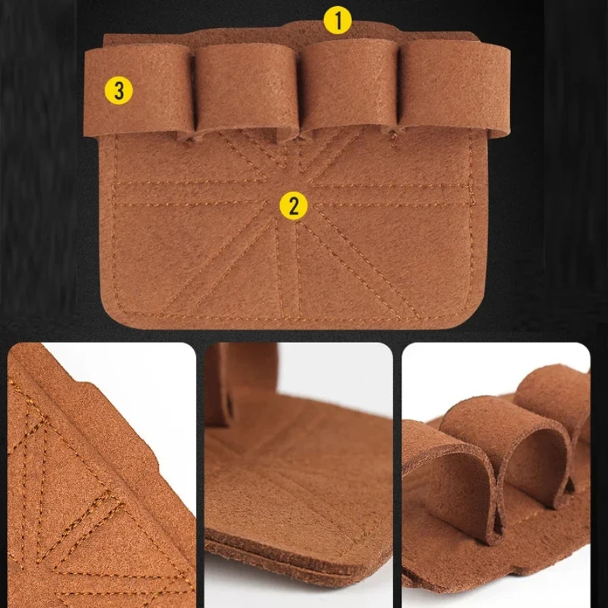 Gants d'entraînement d'haltérophilie en cuir Protection de la paume femmes hommes Fitness sport poignées de gymnastique tractions entraînement d'haltérophilie
