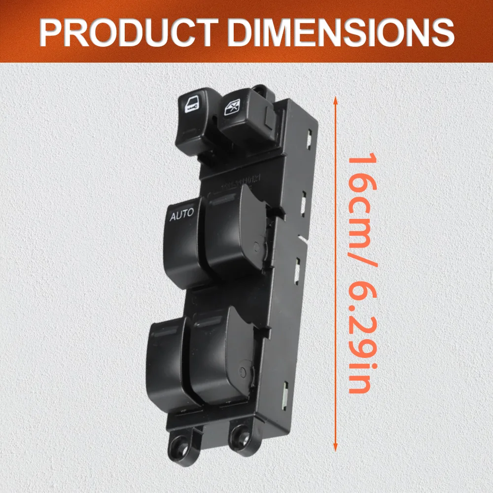 25401-EQ305 لنيسان X-Trail 2002-2007 مفتاح رفع نافذة الطاقة الأمامية اليسرى مع 19 دبابيس ملحقات السيارة #3