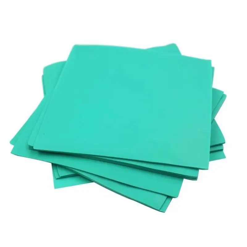 1Box Dental Endodontic Rubber Dam Sheets Natual Latex Green Blue Adult Child