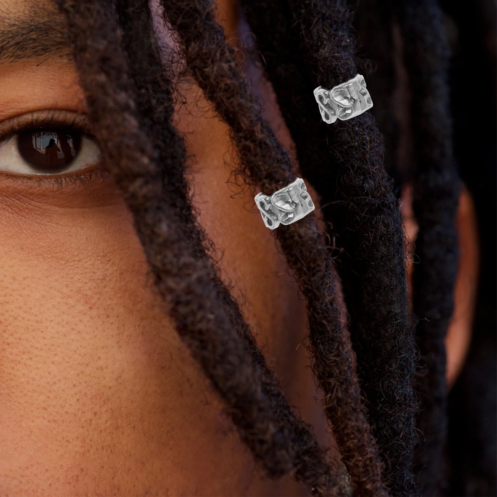 

20pcs Vintage Clips Accessories Metal Dreadlock Rings For Braids Beads Jewelry Hair Styling Tool Fashion Hair Decor