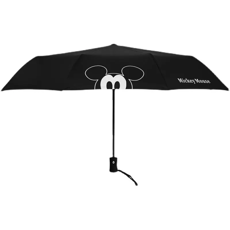 Disney Mickey Mouse Umbrella Fully Automatic Cartoon Anti-UV Umbrella Sun Protection Cute Interesting Sun Umbrella  Gift