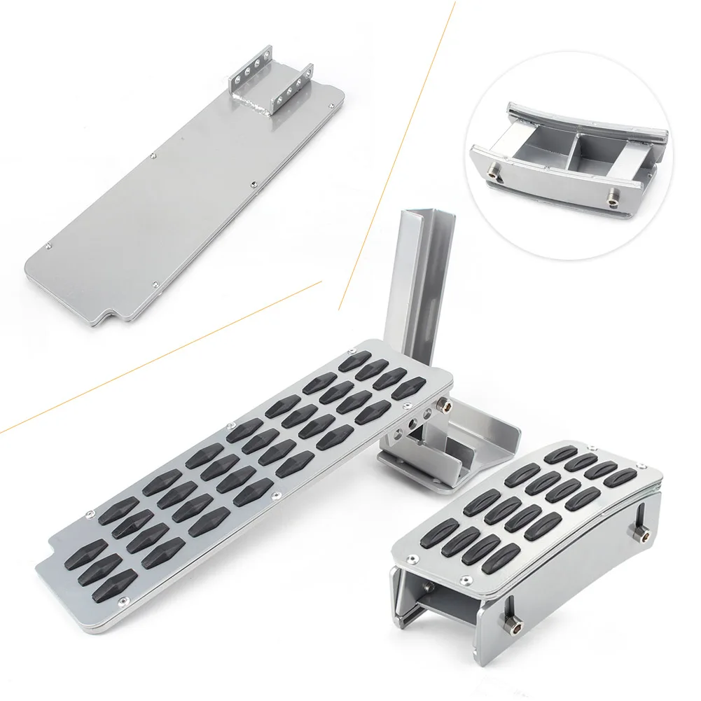 

For Jeep Wrangler JK 2007-2016 Foot Rest Pedal Footpeg Height Adjust Accelerator Car Accessories