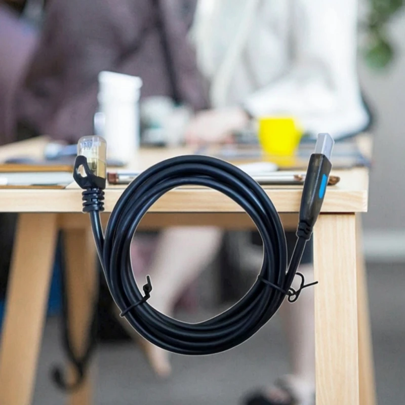 DTECH IOT5045AY 1.5m USB a Console Cable for RJ45 Network Debugging