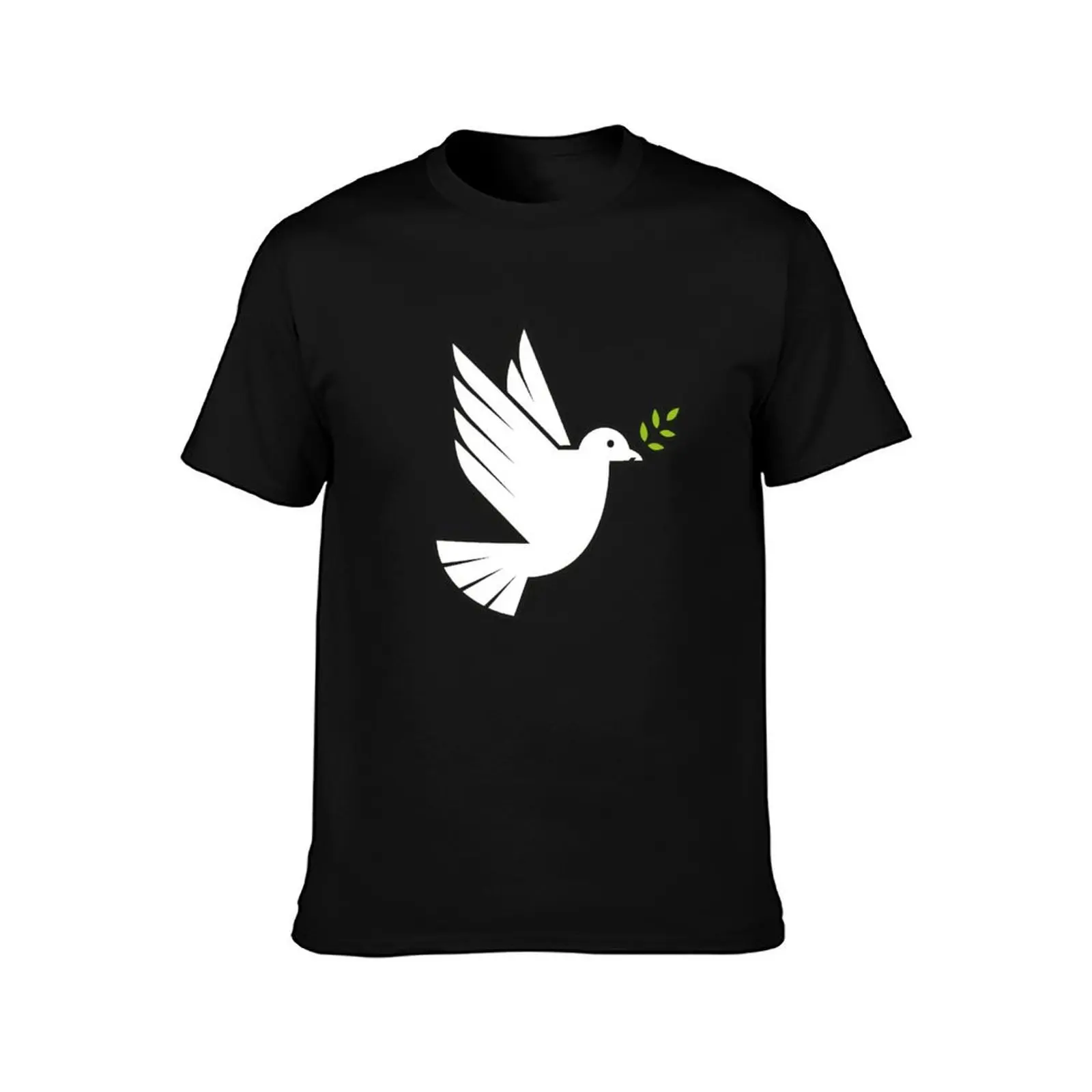 Dove of Peace T-Shirt Basic All Season Solid T-Shirt