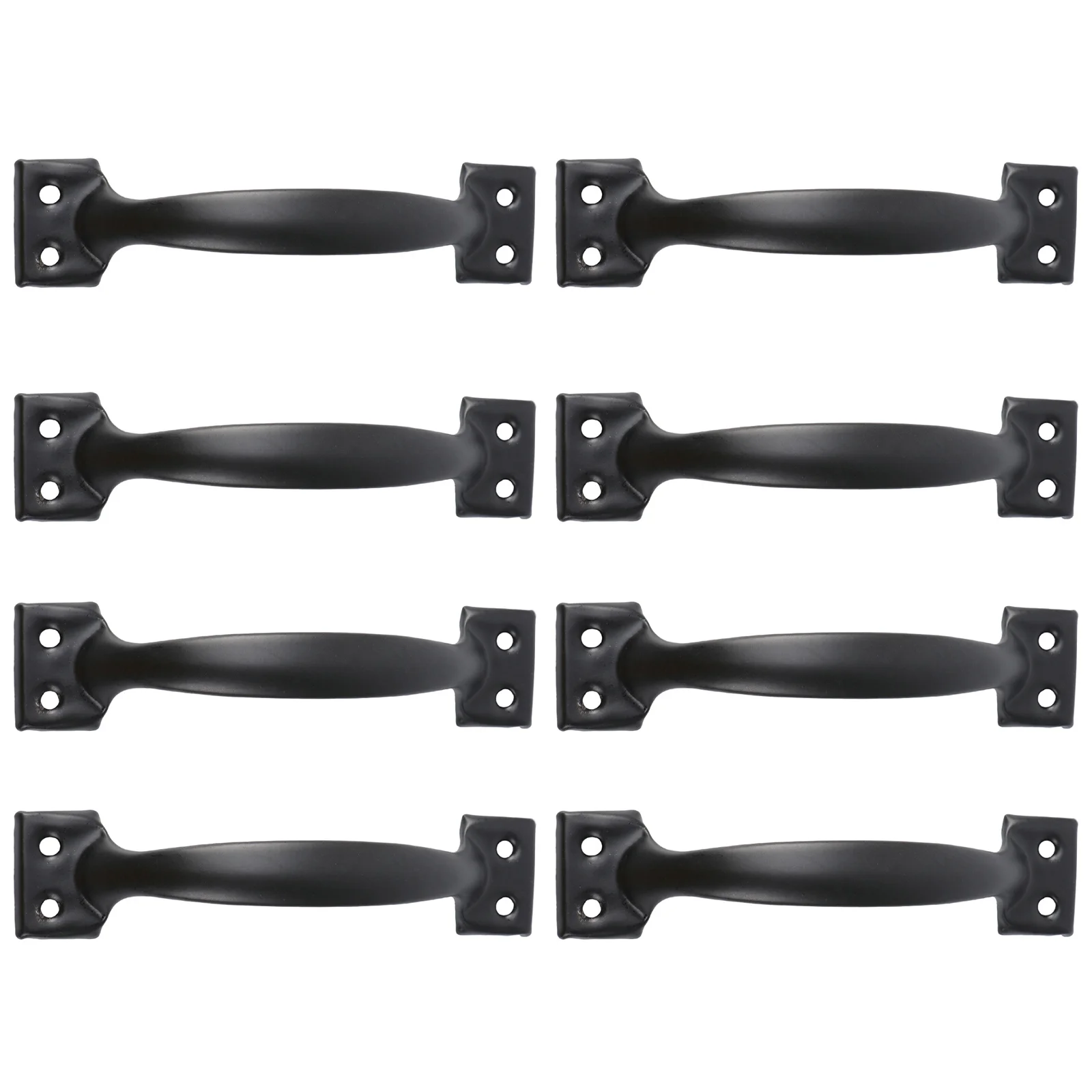 8Pcs Pull Handles Cabinet Hardware Modern Simple Wardrobe Furniture Drawer Kitchen Smooth Safe Iron Material