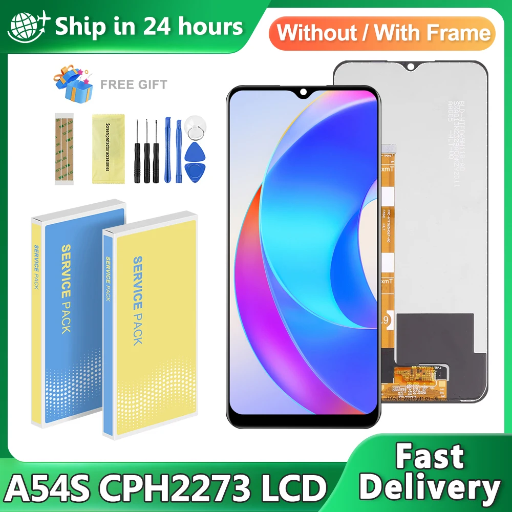 6.52'' LCD For OPPO A54S CPH2273 LCD Display Touch Screen Digitizer Assembly Replacement For OPPO A54s Display Screen