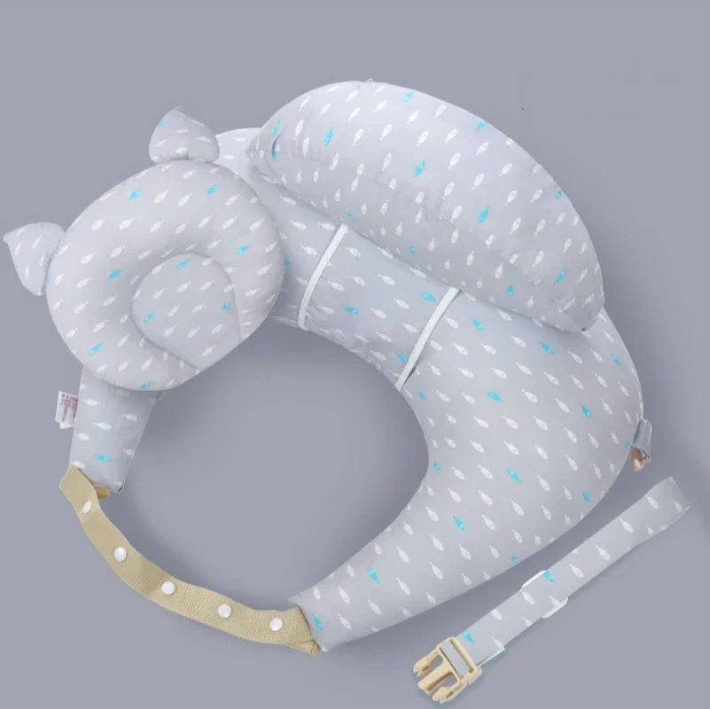 2024 Multifunction Nursing Pillow Halter With Shoulder Strap Baby Pillow Newborn Cartoon Baby Shaping Pillow Soft Feeding Pillow