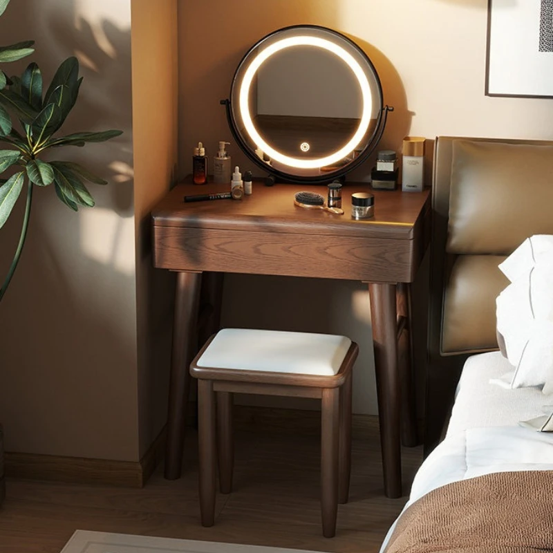 

simple large-capacity dressing table bedroom small storage makeup table integrated multi-functional tocador maquillaje furniture