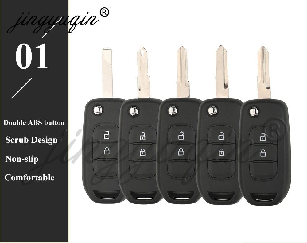 Modifizierte Klapp-Autoschlüsselhülle für Renault Megane Clio Duster Kangoo Modus Twingo Dacia Sandero Logan Nissan Kubistar VIVARO – Detail 6