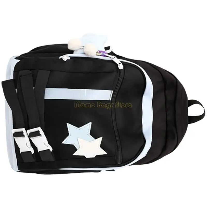 X90D Ransel Estetika untuk Backpack Sekolah Siswa Gadis Wanita Backpack Backpack Backpack Backpack Backpack Lovely Backpack