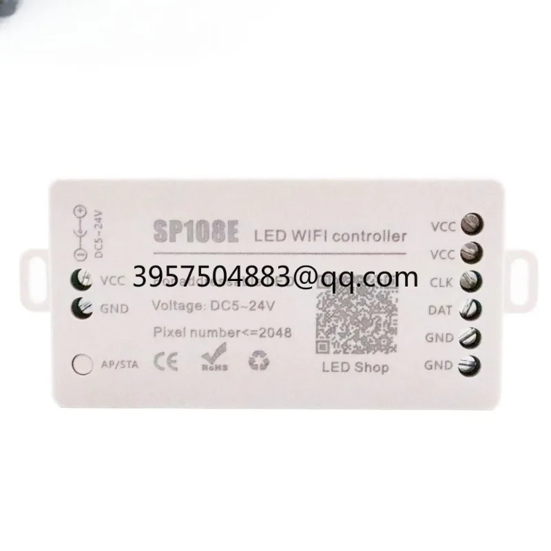 SP108E Wifi Magic Controller WS2812B WS2811 WS2813 Etc LED Strip Module Smart App Wireless Control IOS 10