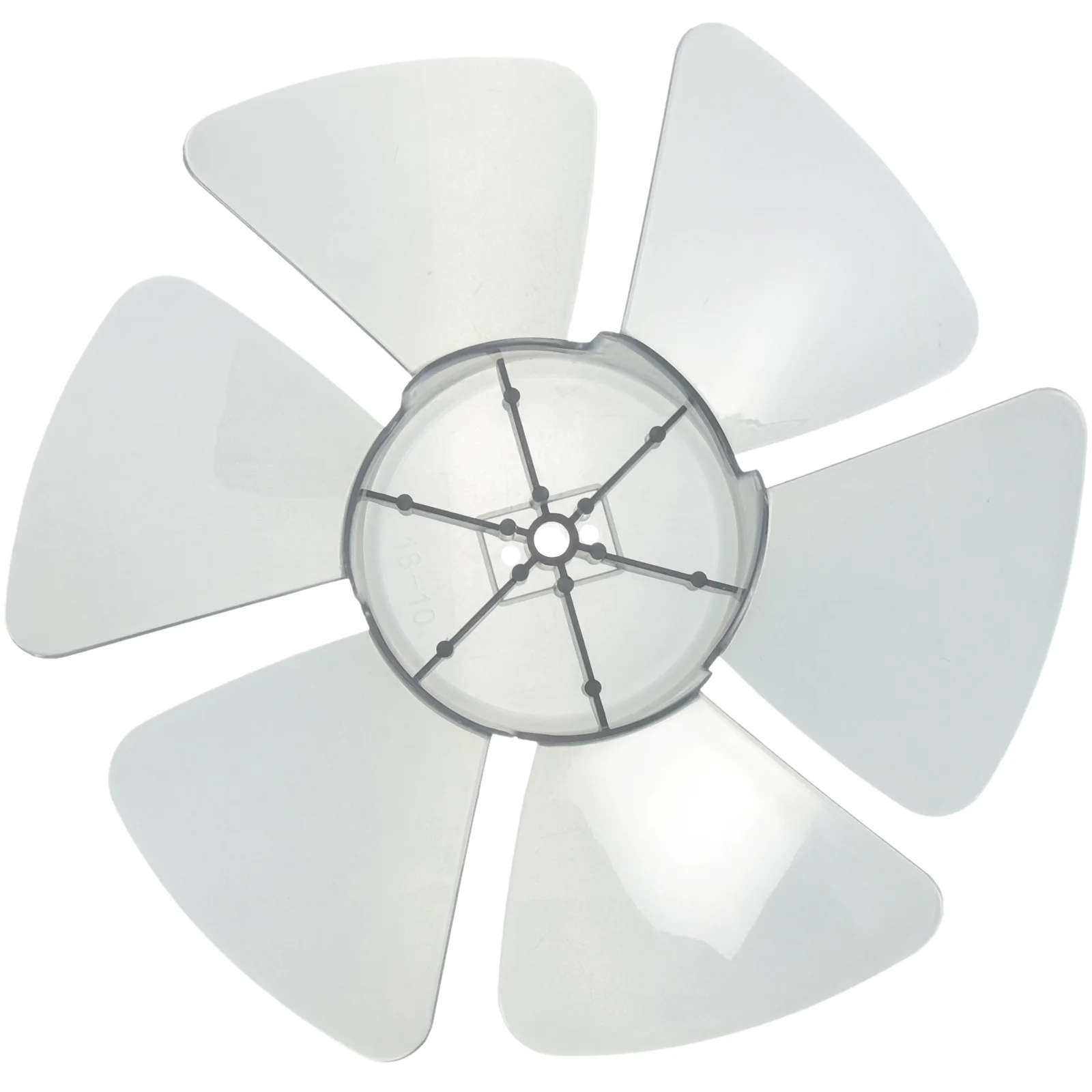

10 Inch Black Transparent Fan Replacement 6 Leaves for Table Standing Fans Portable Pedestal Fan Accessories Plastic