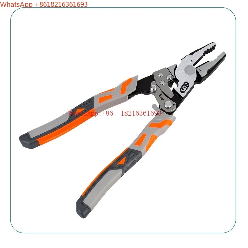 Ratchet wire pliers, vice, multi-function labor-saving stripping clip