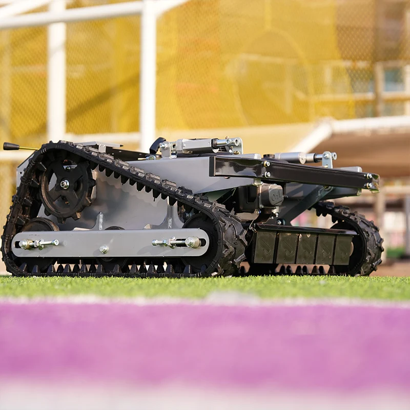 Angepasst Heißer Verkauf Rasenmäher Raupen Typ Schneiden Breite Gras Schneiden Maschine Roboter Rasenmäher