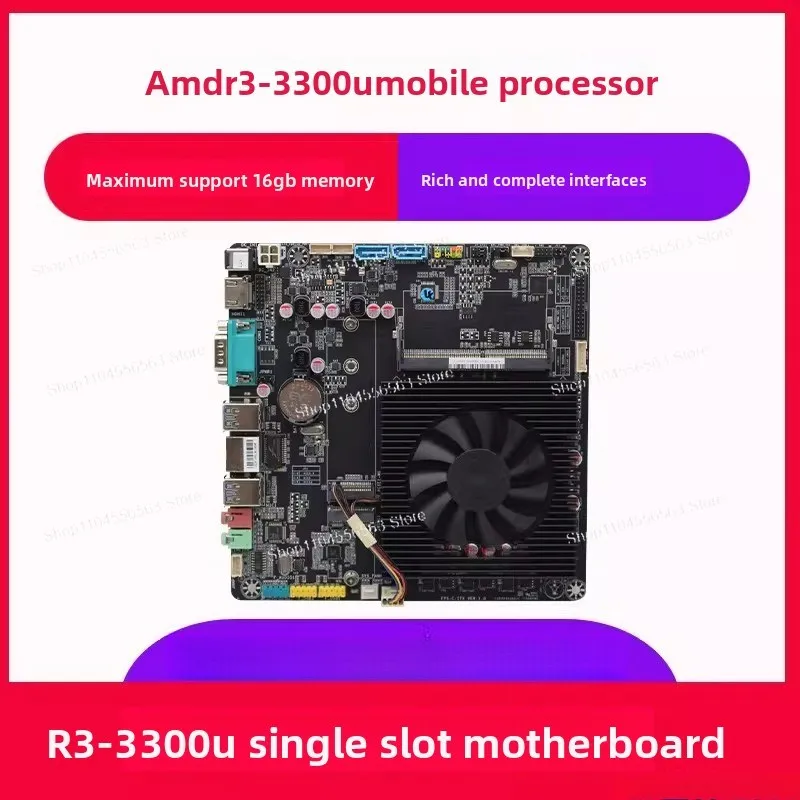 3300U/3500U/3700U ITX DDR4 Motherboard High Performance CPU Combo Kit Desktop PC Set
