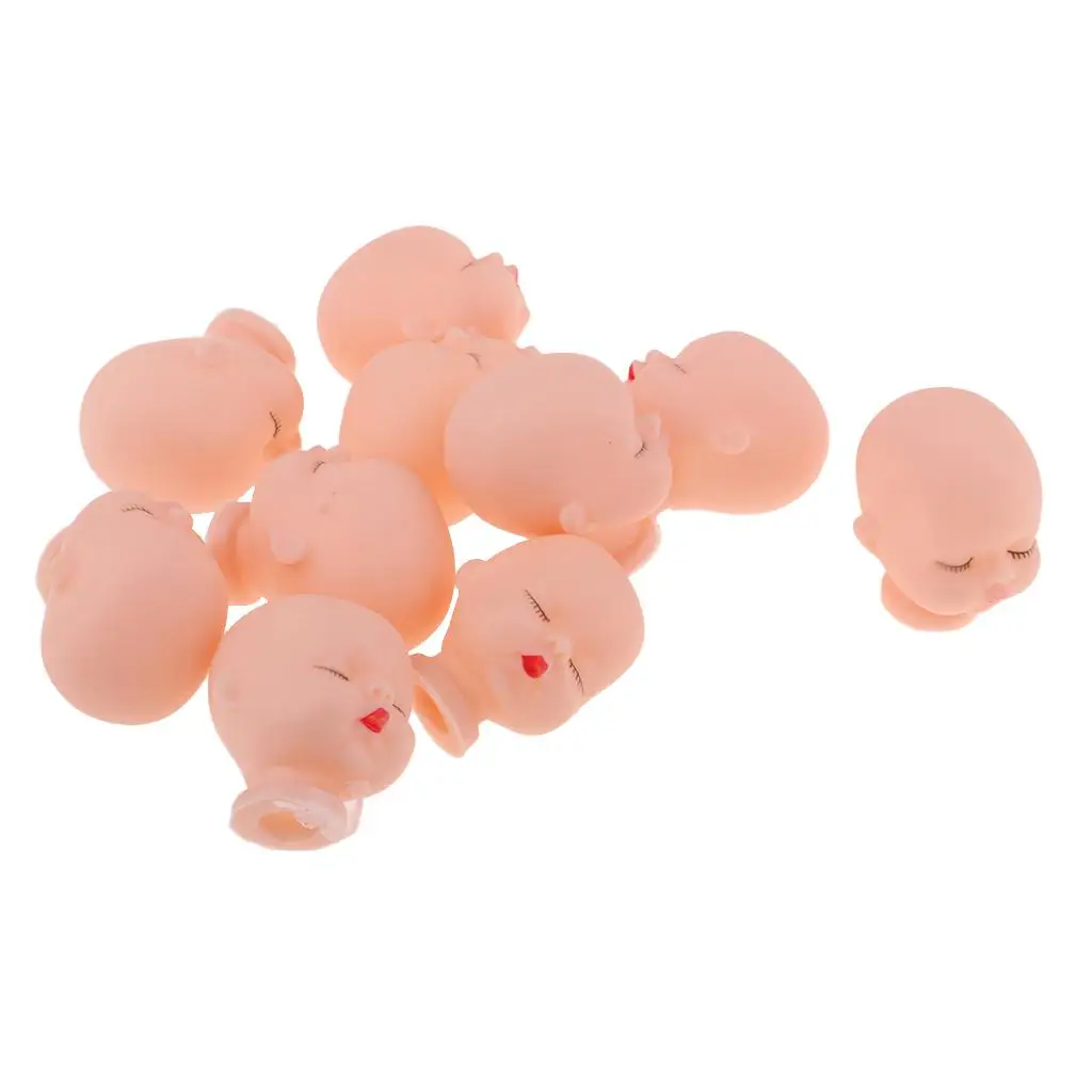 Mini Doll Head Sculpt Mold Plastic Custom Replacement for Accessories for Dolls 5inch Ball Jointed
