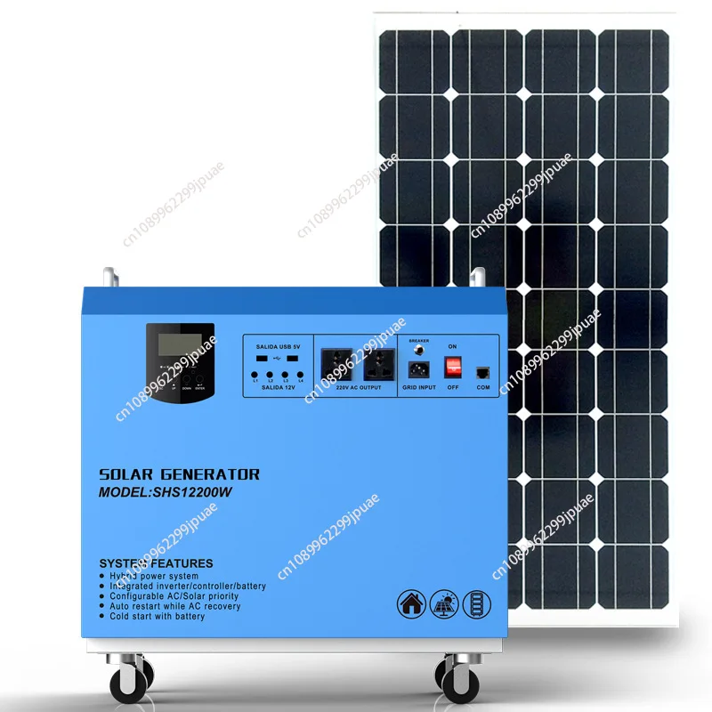 Hybrid On Of Grid Solar Inverter 220V  800W