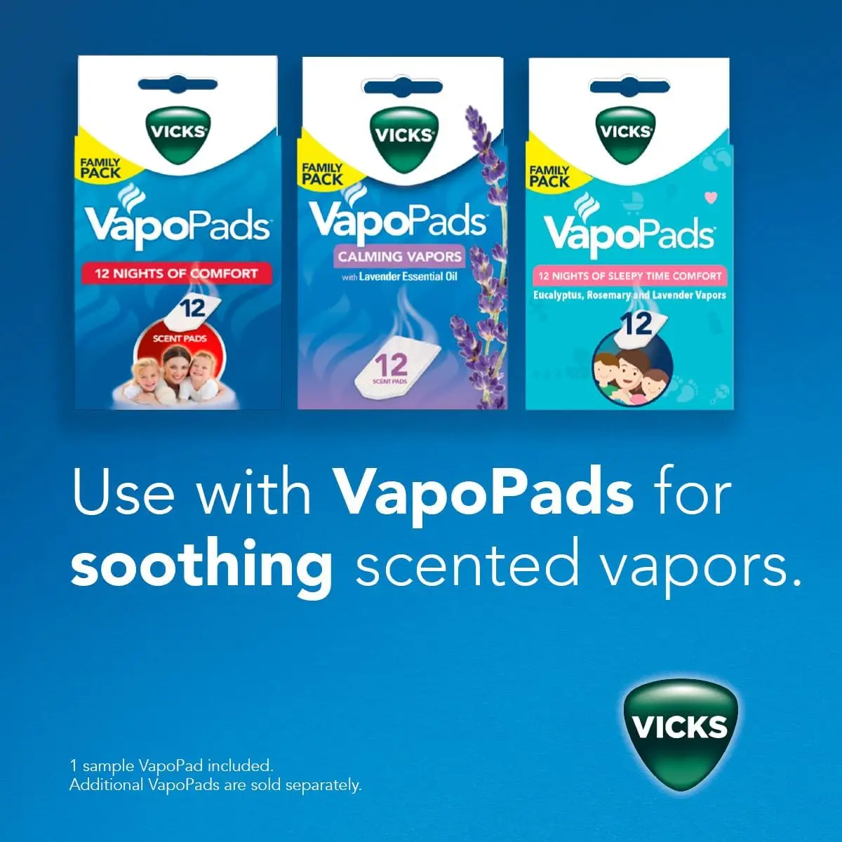 Cool Mist Humidifier with UV Light, Auto-Adjusts Humidity for Baby & Kids Rooms, Works with VapoPads