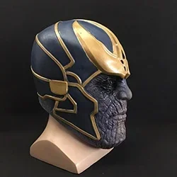 Thanos قناع اللاتكس التنكري ، القفاز اللانهاية ، قفازات ضوء LED ، زي الذراع ، فستان فاخر ، حفلة ، مسرح أنيمي ، الدعائم ، هدية عيد الميلاد