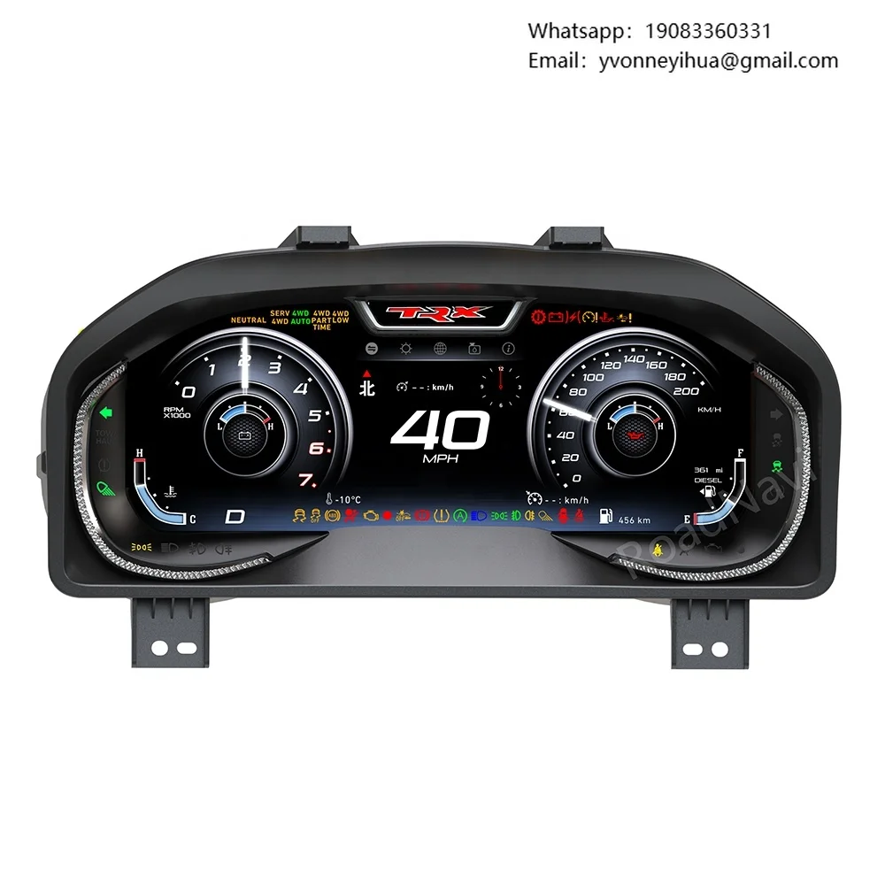 

Цифровой кластер RoadNavi с ЖК-дисплеем для Ram 1500 2013-2019, панель приборной панели, спидометр