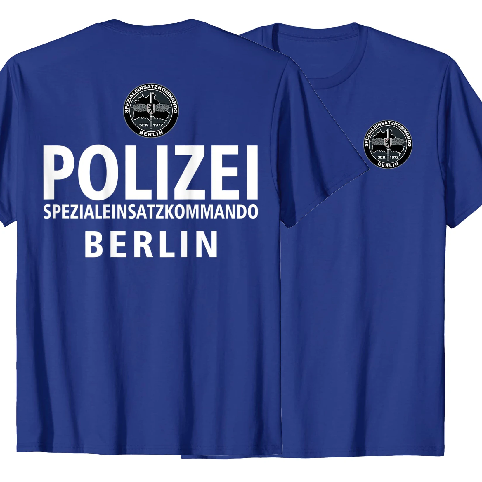 Germany Berlin SWAT  SEK Spezialeinsatzkommando T-Shirt. Premium Cotton Short Sleeve O-Neck Mens T Shirt New S-3XL