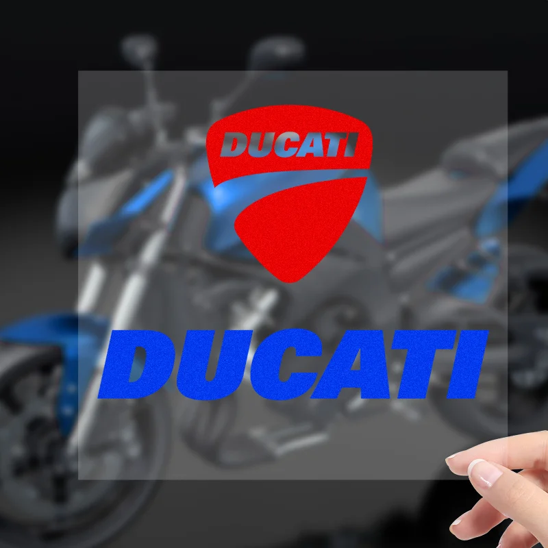 

Набор из 2 наклеек с логотипом мотоцикла, 2D виниловые наклейки, подходят для моделей спортбайков и скрэмблеров, водонепроницаемые, для украшения шлема и кузова.