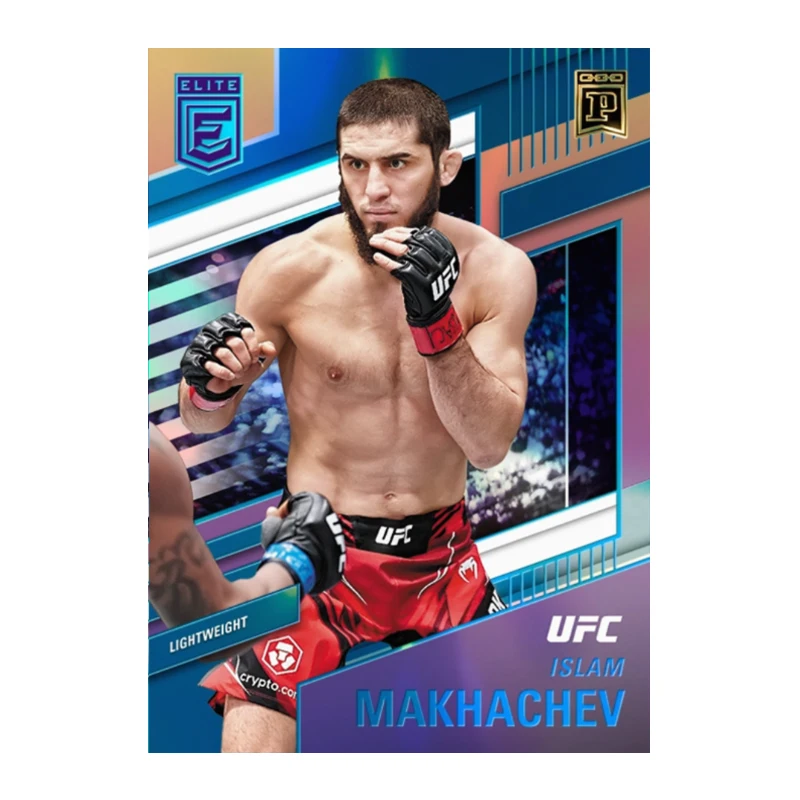 Diy Homemade Panini UFC Series Dustin Poirier Islam Makhachev Khabib Nurmagomedov Collection Flash Card Toys Gift - view 5