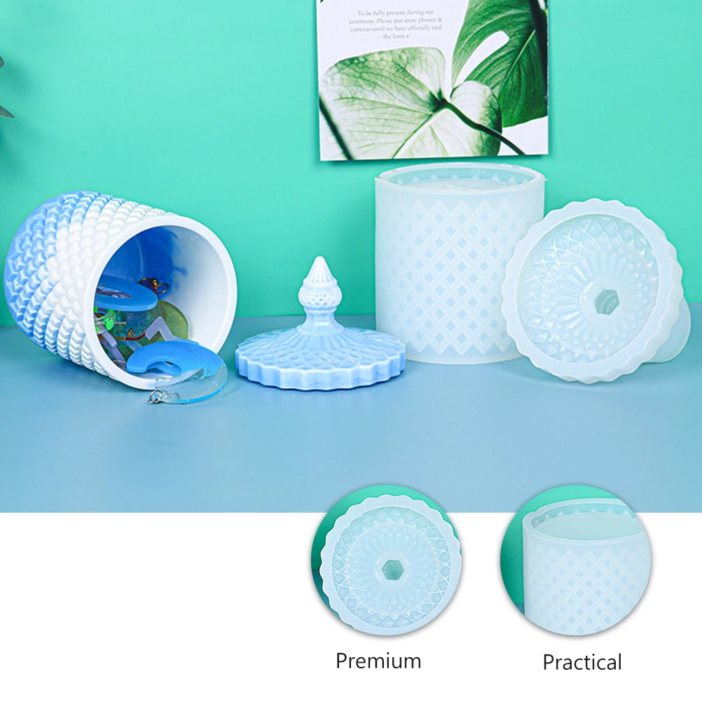 

Epoxy Resin H made Box Craft Ashtray Making Crystal Drop Silica Gel Storage Holder DIY Storage Box Mold nament Making Mold