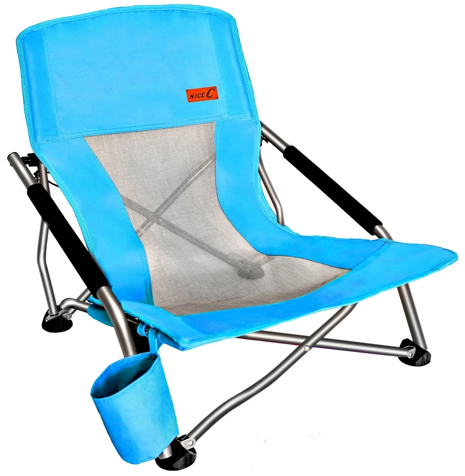 

Beach Chair Beach Chair for Adults Folding Beach Chair Folding Camp Blue