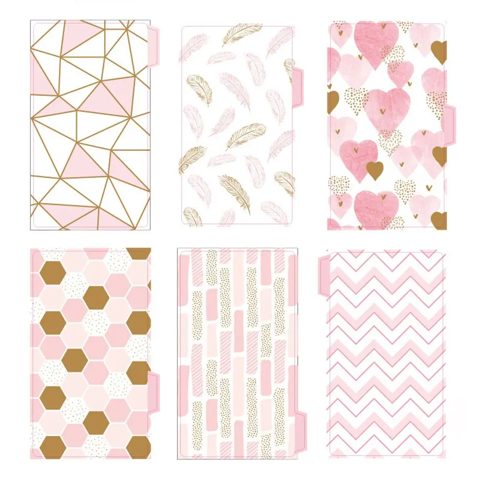 Notebook Binders Category Page Tab Binder Index Page Binder Indexing Cards Binder Index Dividers Loose Leaf Separator Page