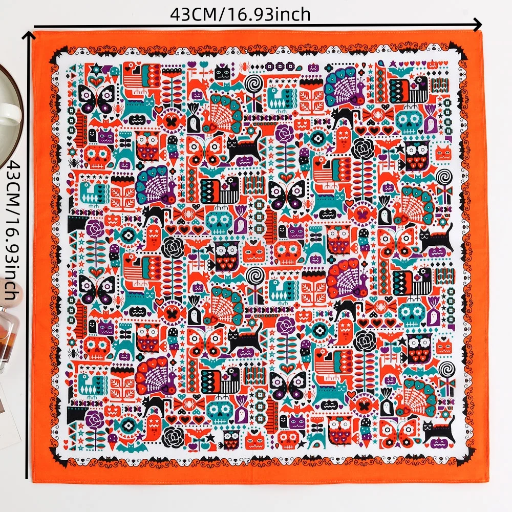 منديل نسائي مطبوع من القطن الخالص، منديل رقيق ماص للماء على الطراز القديم، منديل جيب للتذكاري لموسم الزفاف، رياضات خارجية