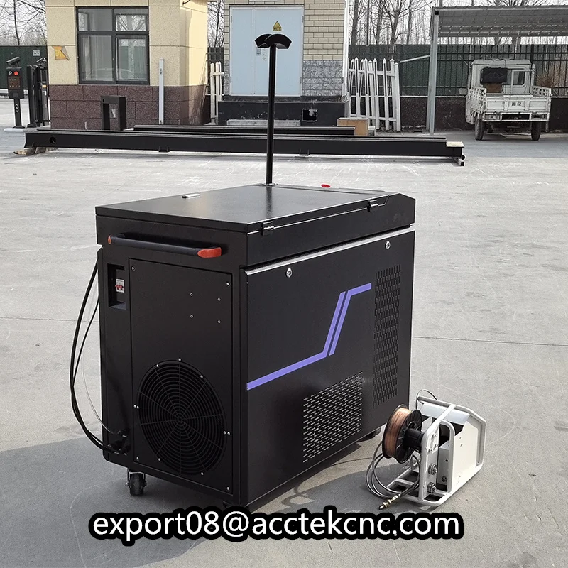 AccTek Popular Stainless Steel 3mm Handheld 1.5KW 2KW Fiber Laser Welding Machine prices Metal Aluminum Laser Welding Machine