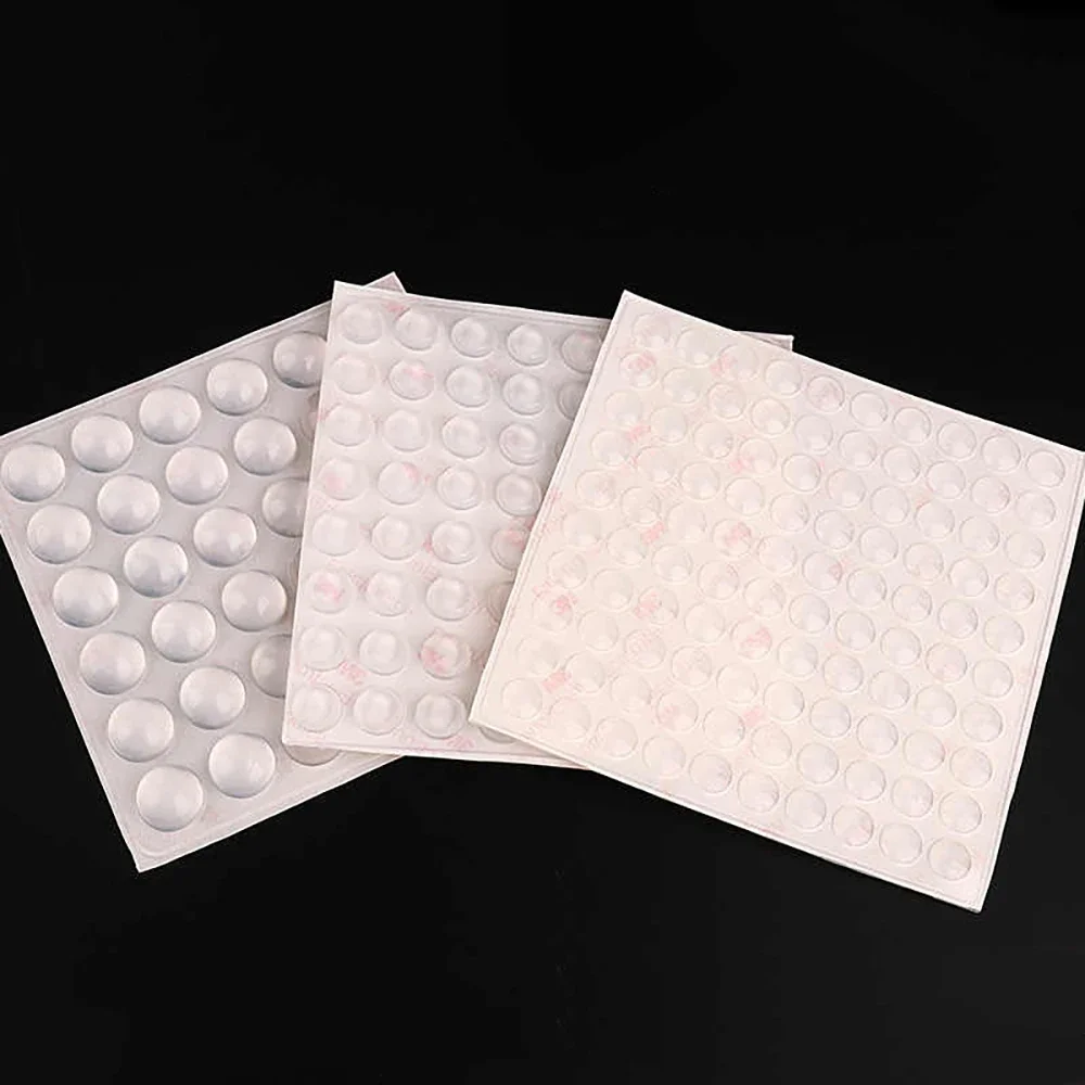Silicone Stickers Self-adhesive Transparent Silicone Pads Furniture Pads Door Handles Cabinet Doors Anti Slip