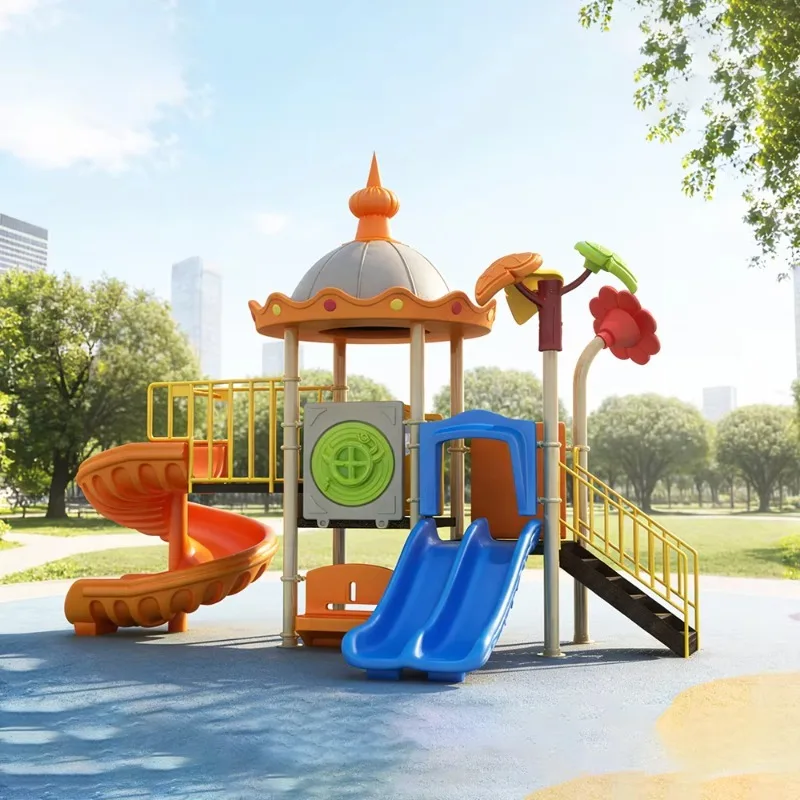 Customized Outdoor Amusement Park Slide Children Playground Equipment
