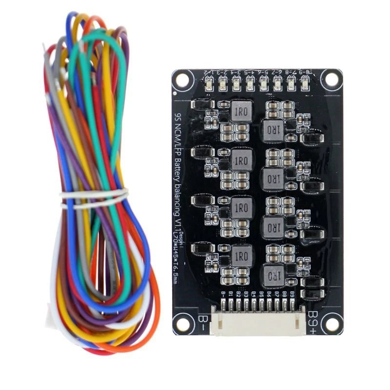 1.2a 9s equalizador ativo balanceador módulo equalizador li-ion lifepo4 bateria de lítio balanceador ativo bms transferência de energia