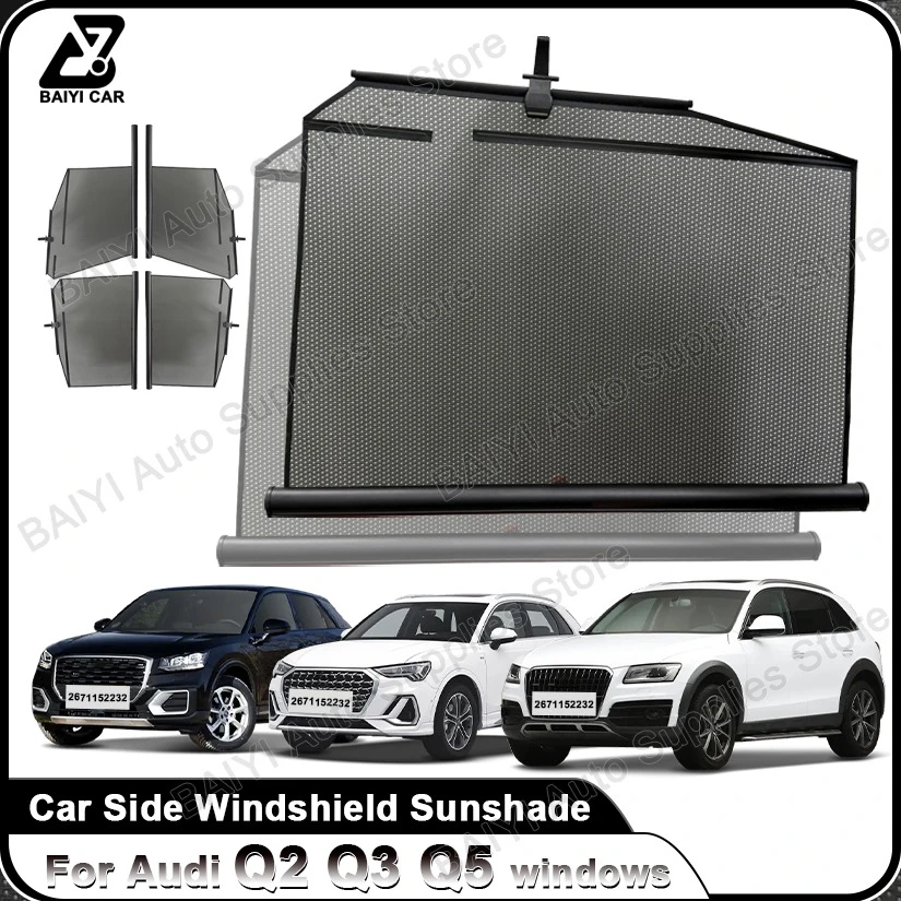 

Car window sunshade, For Audi Q2 Q3 Q5 Interior sun protection, Front and rear windows lift curtain,Customized auto Accessories