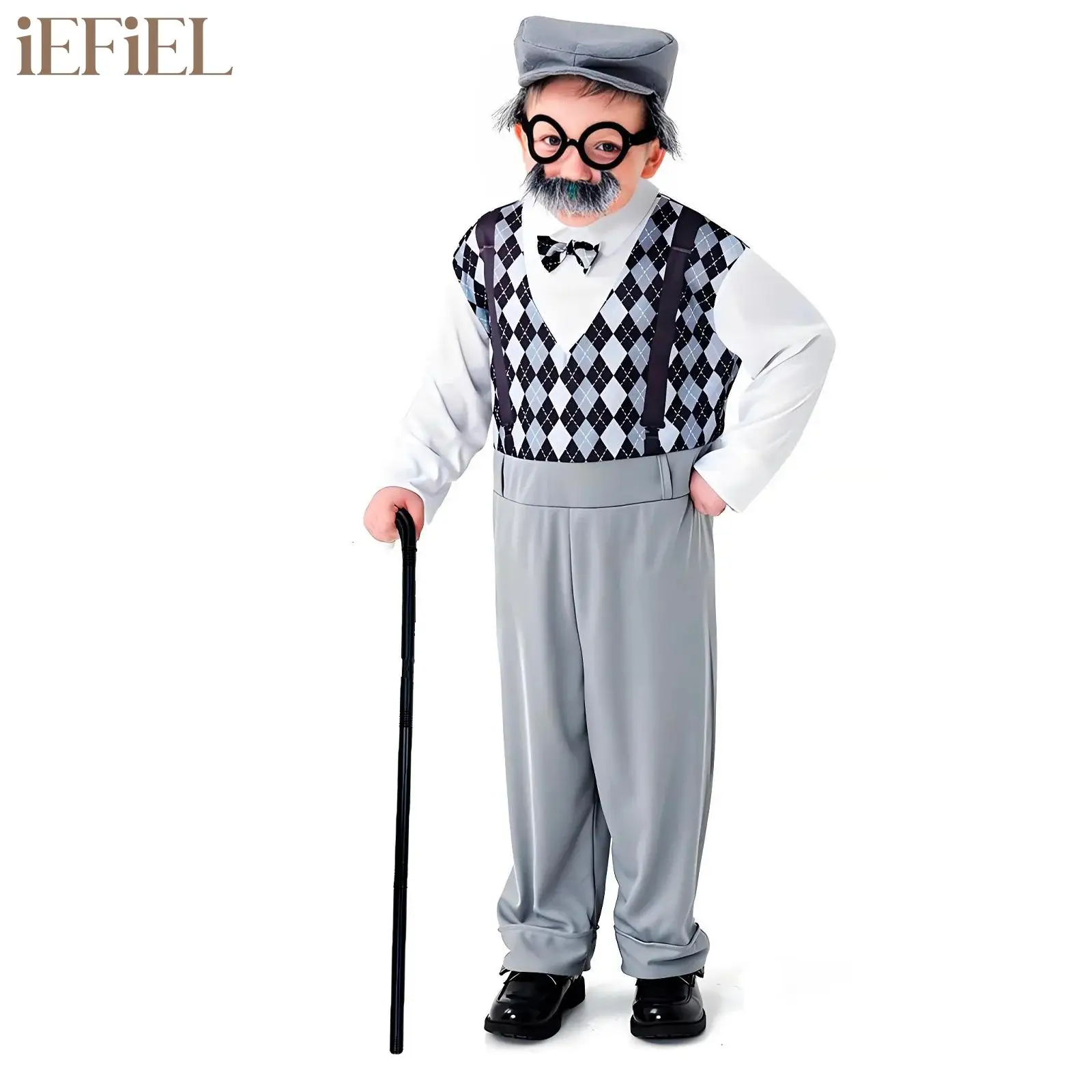 

Halloween Cane Costume Prop Cane Magician Crutch Wand Detachable Plastic Magician Stick Adult Kids Dancing Walking Performance