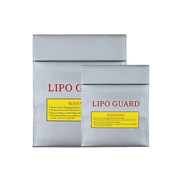 30PCS Waterproof Fireproof Battery Safety Bag Explosion-proof Lipo Guard 18x23cm 23x30cm For RC Lipo Battery