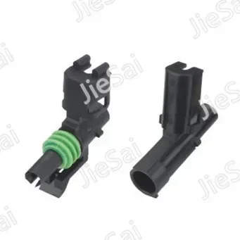 1 Pin 12010996 12015791 Female Male Auto Plug Weather Pack Electrical Wire 2.5 Connector Plug Sealed Wiring Automotive Connector